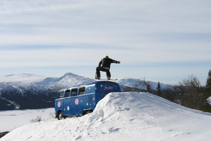 VW -69 med delad framruta. Foto: Magnus Nilsson. Åkare: Oscar.