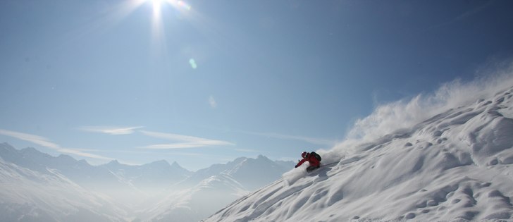 Fin dag i St Anton!. Foto: Erik Dandanell. Åkare: Lars Sahlström.