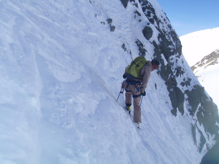 efter 3h hike är man glad att förhållanderna vi. Foto: Ted Wennström. Åkare: Fabian Samuelsson.