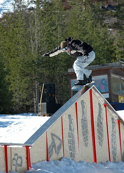 Fifty fifty Cink Rail. Foto: Elin Hinders. Åkare: Berra Berggren.