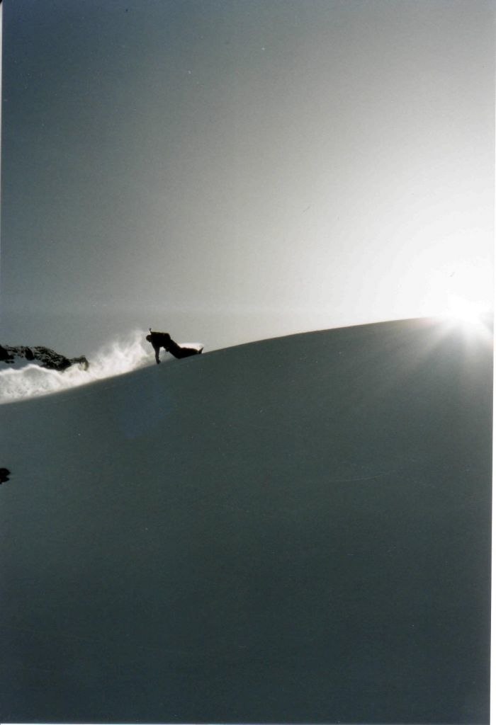 Orört ca en vecka efter snöfall... :). Foto: Sara Widell. Åkare: Olle Pelo.