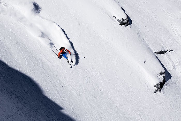 En mycket trevlig dag på berget. Denna bild tagen. Foto: Olle Svensson. Åkare: Mitch Board.