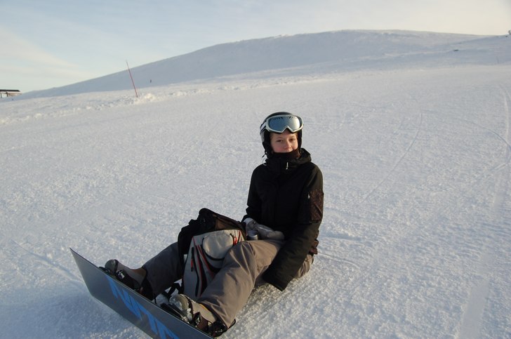Det var en av de kallaste skidresor jag varit på.. Foto: Göran Tagesson. Åkare: Katarina Tagesson.