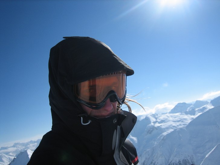 så högt du kan komma i ischgl och kallt som fan. Foto: J.M. Åkare: Johan Malmgren.