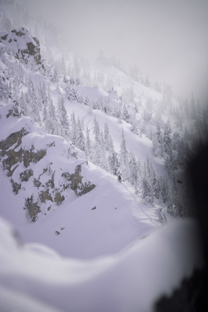 Mikael hajkar mot den hårigaste linjen för i år. Foto: Per Nyberg. Åkare: Mikale Norrman.