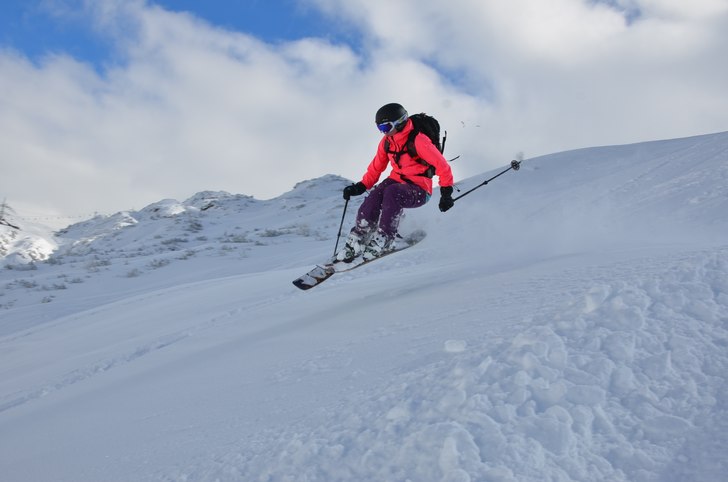 Efter lite gång upp vid stuben så fick man ett s. Foto: Mats Vestn. Åkare: Felicia Vestin.
