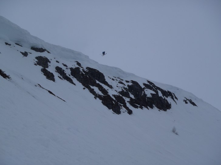 Hitting högsta högsta in östra ravin, locals to. Foto: Tove Kockum. Åkare: Neil Williman.