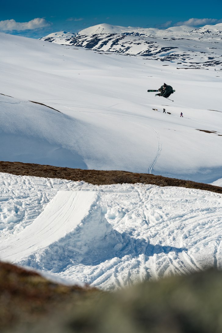 Tagen under en camping tur uppe i riksgränsen vå.