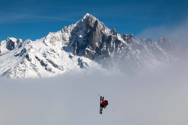 Cork tre ovan molnen i Brevent, Chamonix. Foto: Ni.