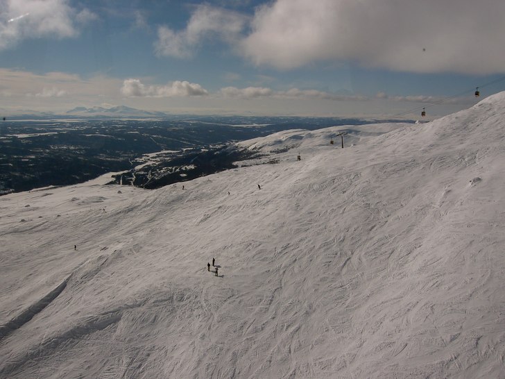 Tusenetern en solig dag i April! UNDERBART!. Foto: Annica.