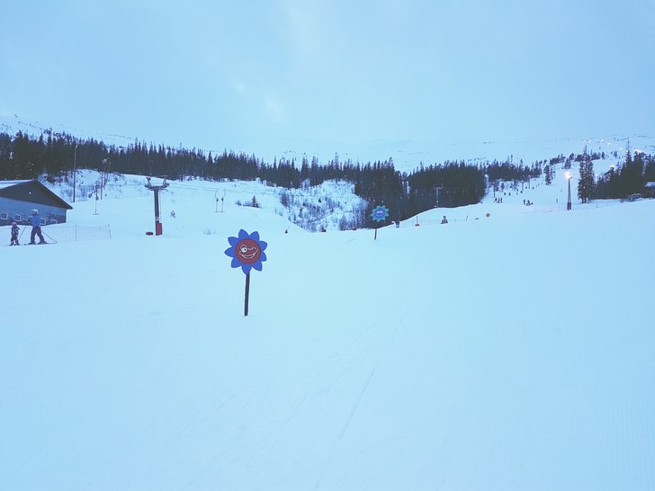 Solen er på gang 
I dag er det gode forhold i bak.