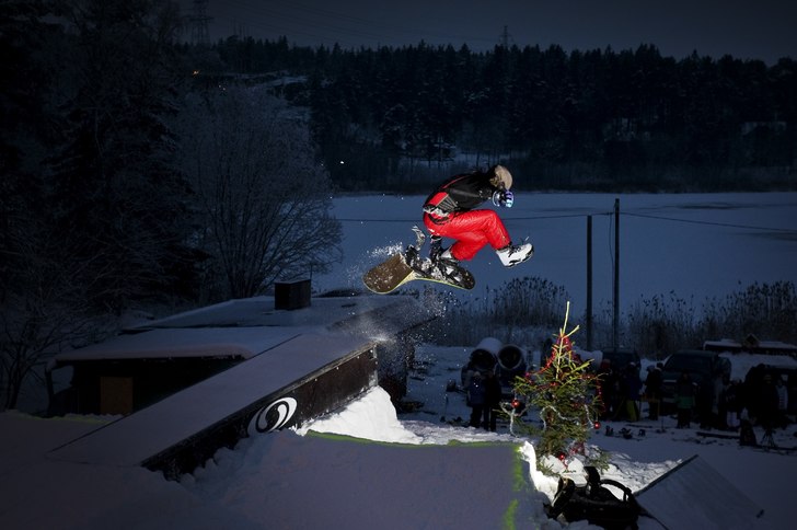 Väsjö Railjam 2010. Foto: Pax Engström Nyström. Åkare: Okänd.