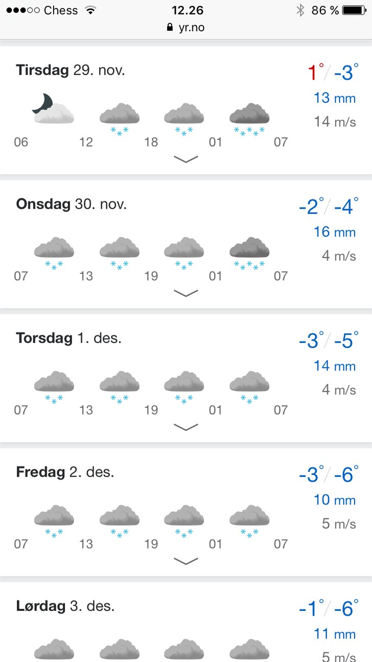 Sesongåpning 16/17
Lørdag 3. desember åpner vi .