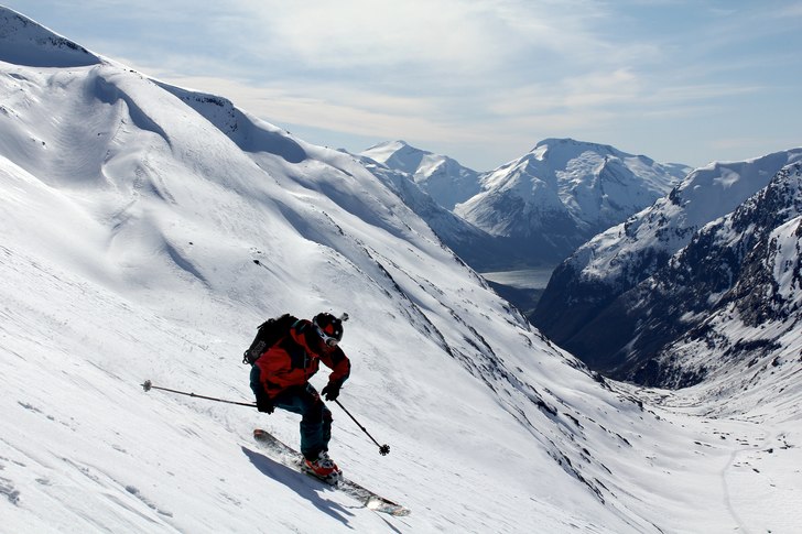 Topptur i Stryn fjällen. Foto: Christer Hällare. Åkare: Mr. Friis.