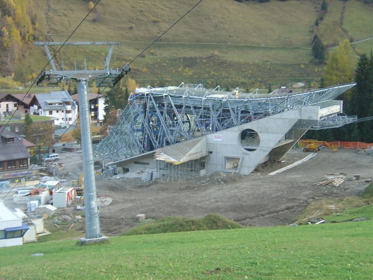 Bild på Galzigbahn som byggts om och testkördes . Foto: Louise Sandberg.