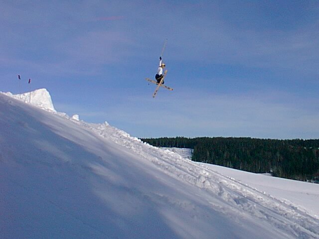 Endast en tailgrab som blev väldigt bra i denna v. Foto: Daniel Westerlund. Åkare: Fredrik Eklund.