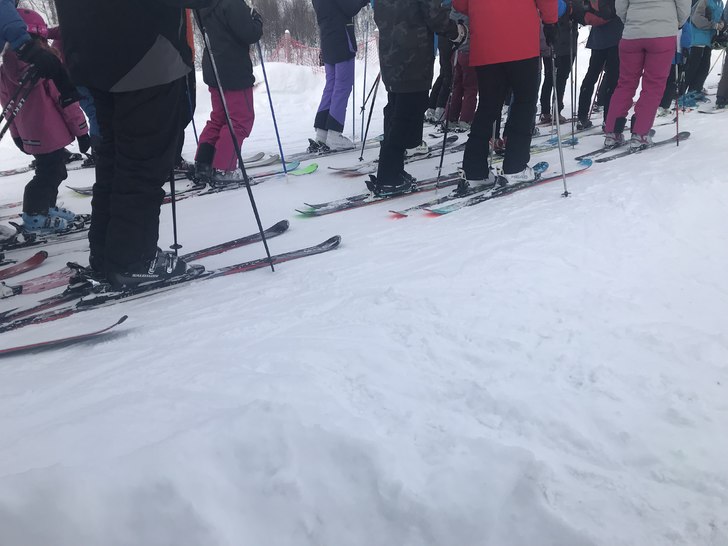 Kjempedag
Mye pudderplanker å se i heiskøen om d.