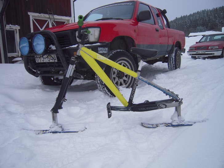 Skibike. Foto: Olle Borg.