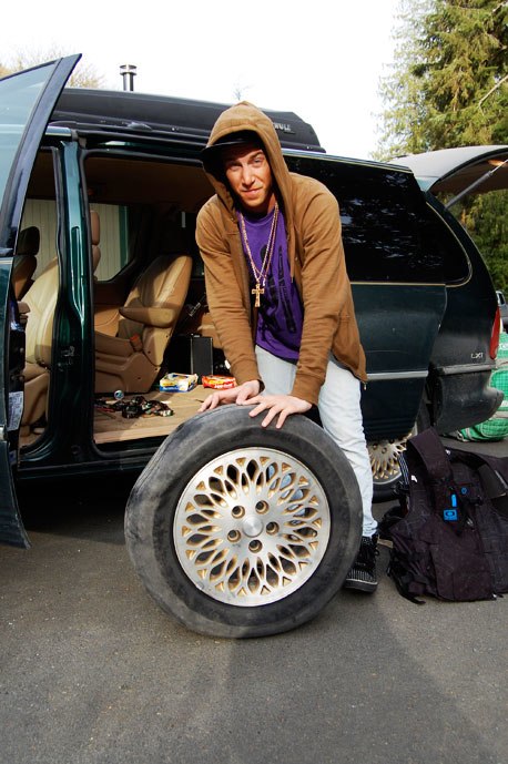Åkare: Anthony Boronowsk, Flat tire, Oregon.