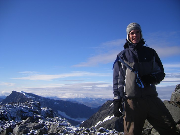 Jag på toppen.. Foto: Sebastian Fredriksson. Åkare: Linus Nyström.