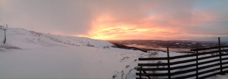Tisdagsmorgon, Skidlärarutbildning Björnrike v2 . Foto: Albin Norberg.