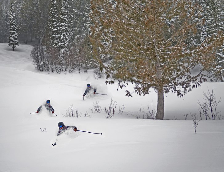 Det kom lite snö!. Foto: Martin Nyberg. Åkare: Albert Olsson.