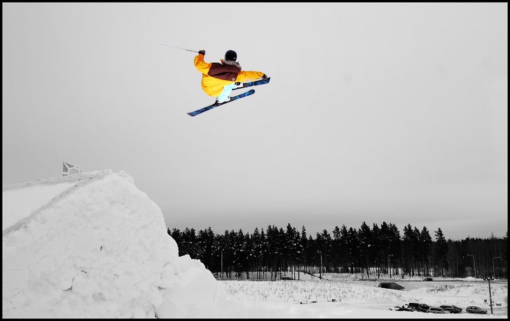 Cork 900 nose mute. Foto: Billie thoreus (jag). Åkare: Adam "thai" kättström.