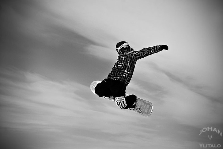 Slopenopen i Kiruna. Foto: Johan Ylitalo. Åkare: Vet ej!.