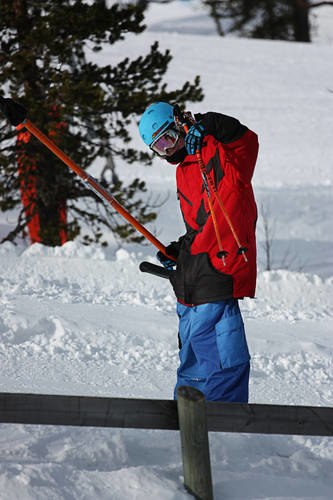 Jag i backen. Foto: Alex. Åkare: Sebbe98.