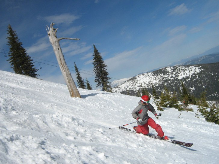 Ei fin jente på en fin dag i Schweitzer, North Id. Foto: Joakim Schärer Østhus. Åkare: Johanna Bech.