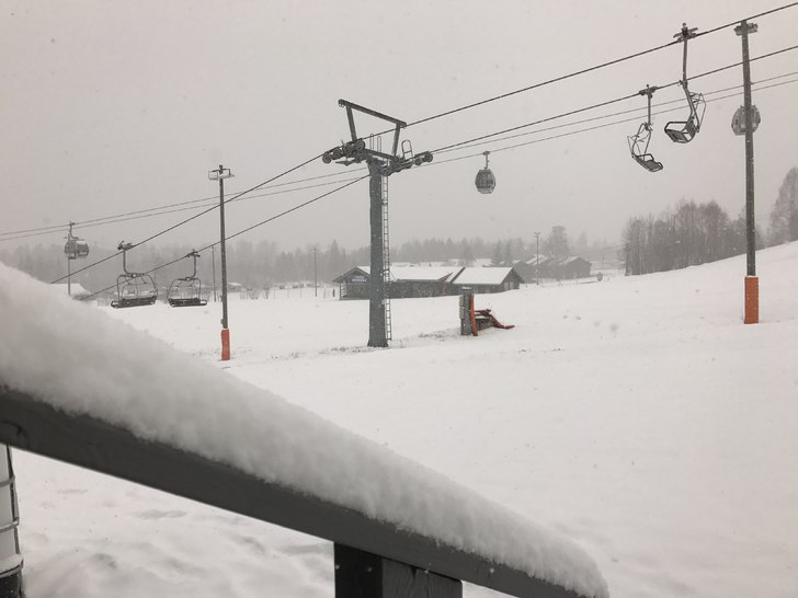 Hurra! SNØ????❄️
Et herlig påfyll med nysnø.