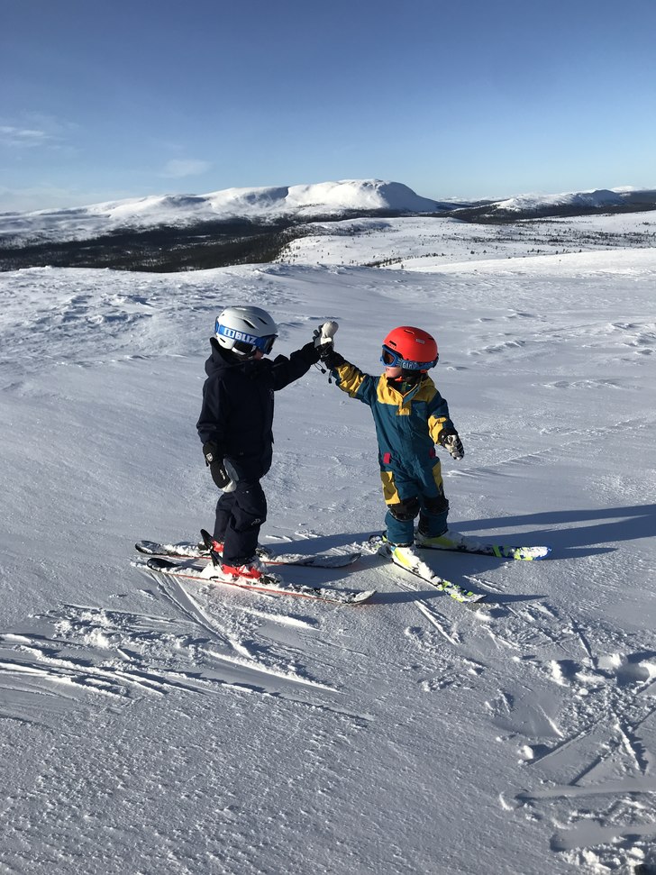 En helg i Fjätervålen tillsammans med våra sön.