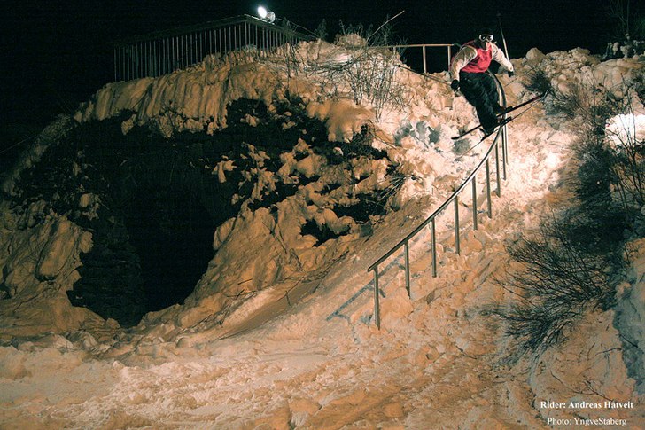 Lipslide C -rail. Foto: Yngve Staberg. Åkare: Andreas Håtveit.