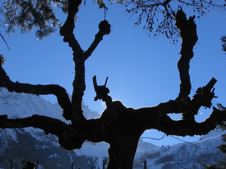 I bakgrunden Grand Montes och en sol. . Foto: Sören Danielsson.