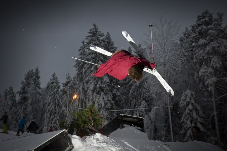 Väsjö Railjam 2010. Foto: Pax Engström Nyström. Åkare: Okänd.