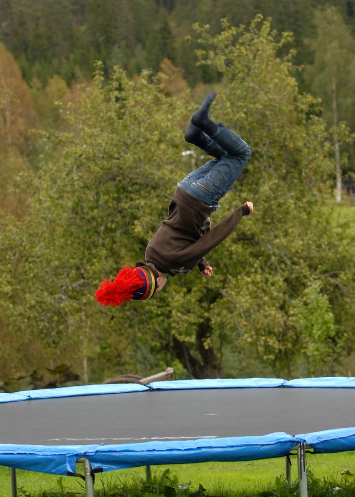 en liten lappjävul. Foto: Daddy. Åkare: Malte.