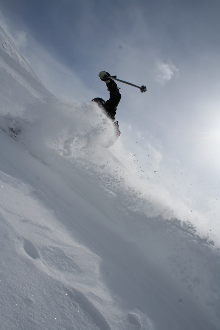 Sjukaste veckan i mitt skiåkarliv. När vi kom ne. Foto: Mattias Sjödahl. Åkare: Christoffer Svensson.