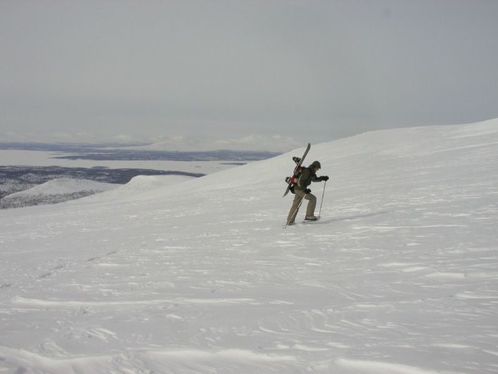 Topptur på Elgåhågna, Norge.. Foto: Daniel Karlsson. Åkare: Henrik Johansson.
