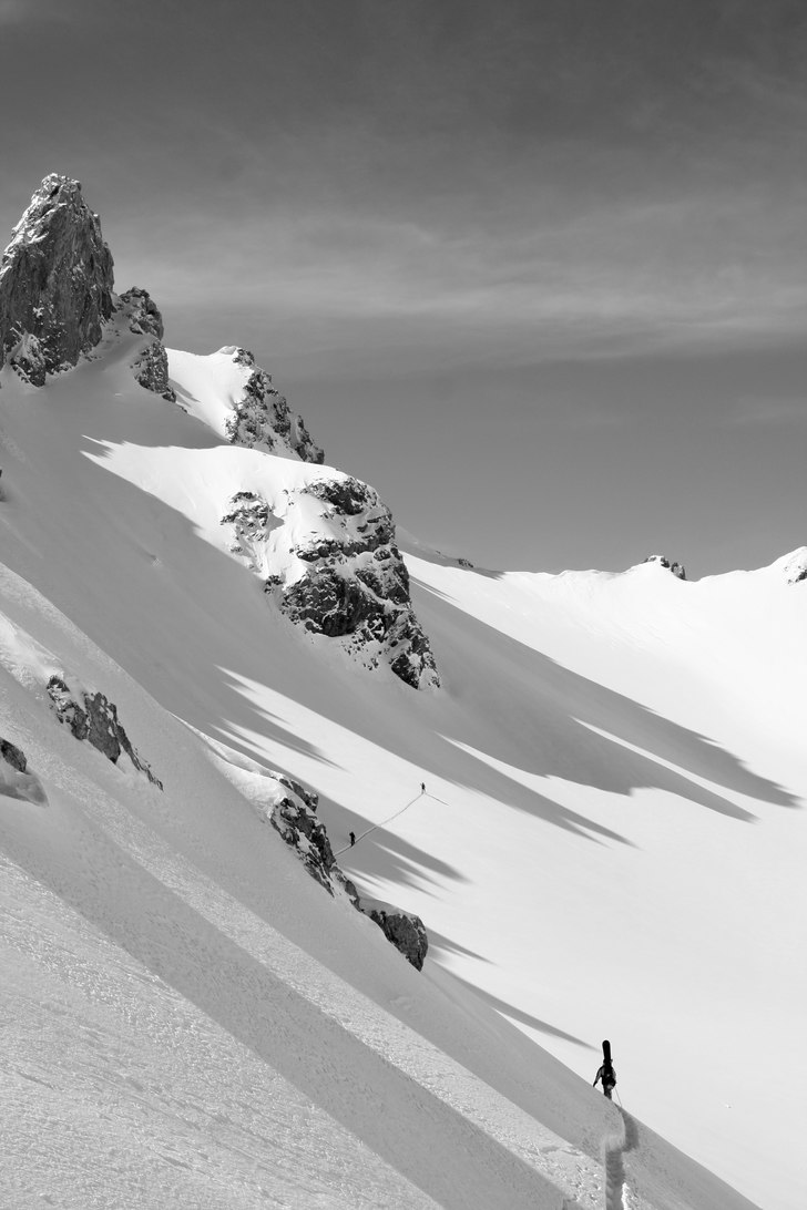 Getting First Line at the Mehlsack
with 60 cm fre. Foto: sauer daniel. Åkare: Powderpussy crew.