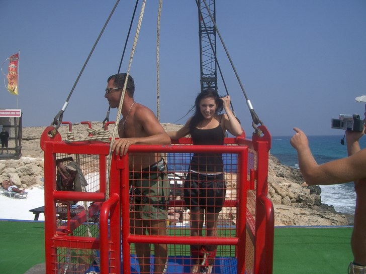 innan mitt bungy jump....