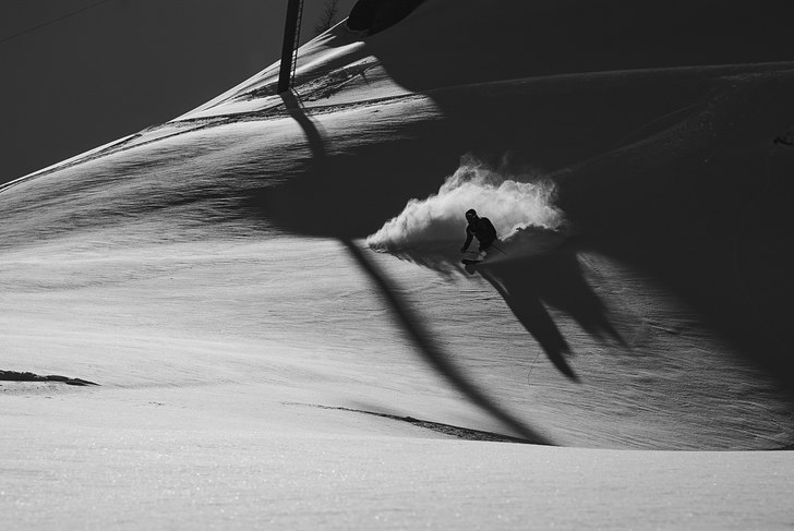 Hittade lite offpist i Chamonix. Behövde gå i 2 .