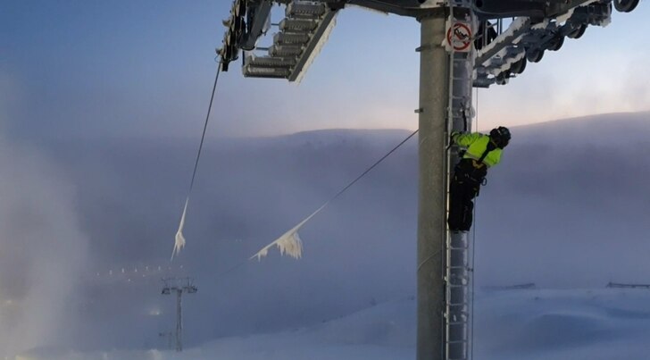 Jobb vi gör för att ni ska åka säkert.. Foto: Fischerpelle.