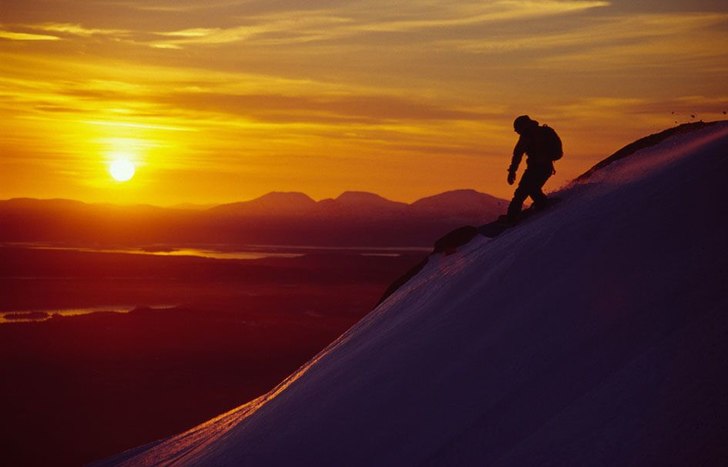 En höstdag uppe på skutan.... Foto: Björn Sylvén. Åkare: Robert Bertilsson.