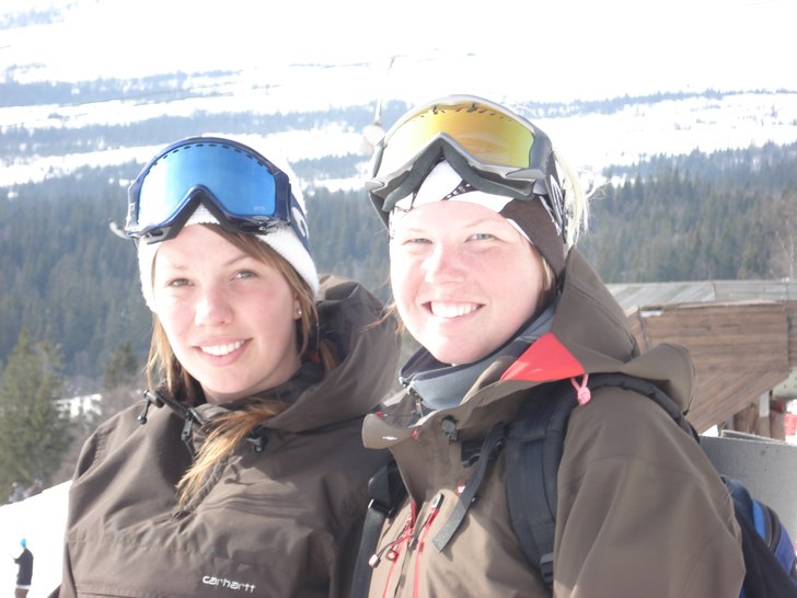 Lottti och Jennyy. Foto: Eva Lidin. Åkare: Piff och Puff.