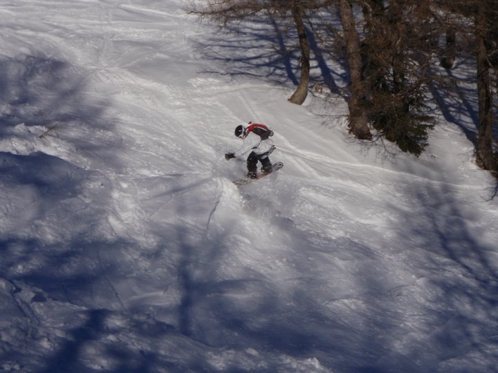 finns inget bättre än lite puder i skogen :-). Åkare: Ludvig von Schewelov.