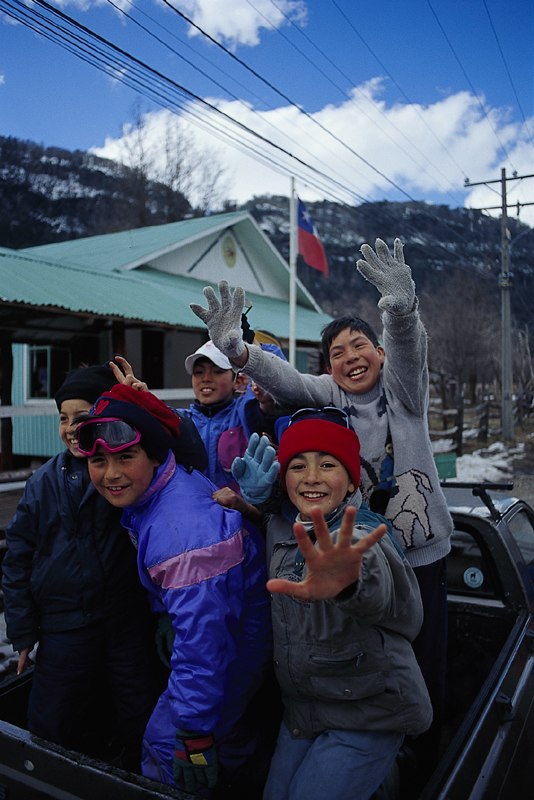 Foto: Jerk Looman. Åkare: Barn på väg till fjälls.