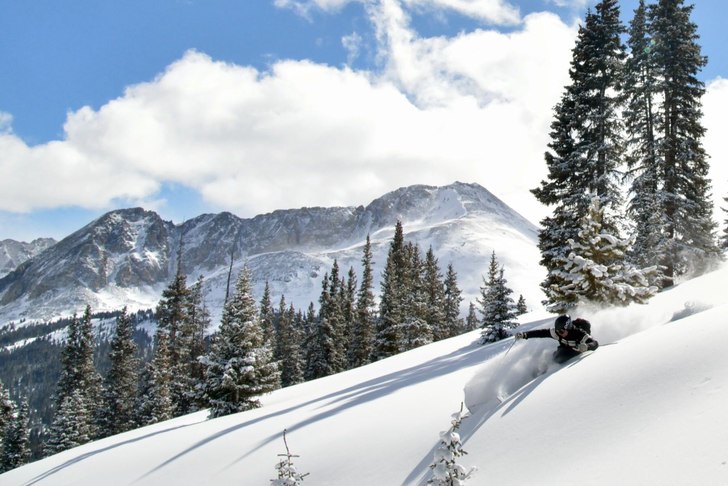 Fet pudersväng i Colorado, Åkare Pål Dufva.