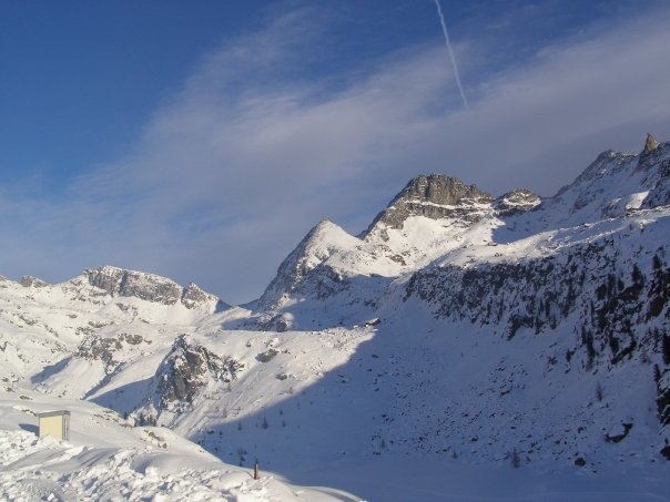 En av våra många offpist åk gjordes här... Foto: Frida. Åkare: ....