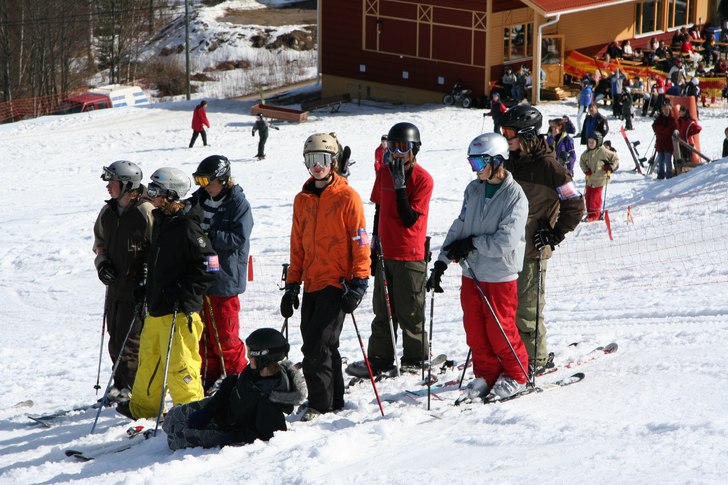 Dom ropade upp alla som skulle va med. . Foto: Magnus Lundberg. Åkare: Olika.