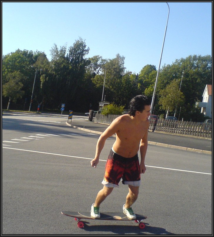 körde en skön backe, sluta med ett härligt skru. Foto: Nicklas Haglund. Åkare: Joakim Persson.